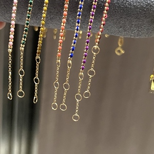 กำไลข้อมือทองคำ 18K ลายถัก Xinfly พร้อมสายไข่มุกแข็งแรง ดีไซน์คลาสสิกทันสมัย ของขวัญเครื่องประดับสั่งทำได้ - Product Image 4