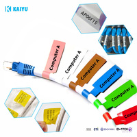 Label Kabel Bulk Heat Shrink Self Laminating untuk Pusat Data Jaringan, Stiker Grosir untuk Elektronik KAIYU Pabrik Berpengalaman 15 Tahun