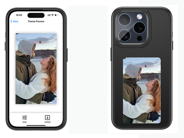 2026 Smart NFC E Ink Phone Case for iPhone 17 Series DIY Customizable Display Zero Power Consumption Professional Protection