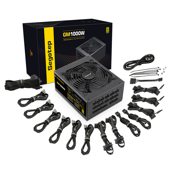 Segotep Full Modular 1000w 80 Plus Gold Power Supply