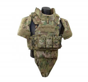 Chaleco Táctico de Seguridad Blindado con Sistema Molle Completo, Resistente al Fuego, Camuflaje, Liberación Rápida, Protección Total 1000D con Placa - Product Image 3