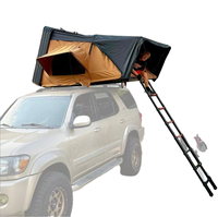 Tenda Atap Keras Anti Air 2 Orang Model Oxford Empat Musim >3000mm dengan Penyangga Diagonal Satu Kamar Tidur, Pemasangan Cepat