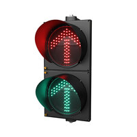 200mm 12v Dc Led Télécommande Sécurité Routière Rouge Vert Flèche Feu de signalisation