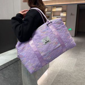 Fashion Geometric Irregular Pattern Travel Bags Portable Fitness Swimming <b>Storage</b> Bag Lightweight Duffle Bags - Product Image 5