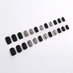 <span class=keywords><strong>Uñas</strong></span> Postizas <span class=keywords><strong>de</strong></span> Moda para Comercio Exterior, Diseño <span class=keywords><strong>de</strong></span> <span class=keywords><strong>Cebra</strong></span> Negra, <span class=keywords><strong>Uñas</strong></span> <span class=keywords><strong>de</strong></span> Presión, Manicura, <span class=keywords><strong>Uñas</strong></span> Falsas Usables, 24 Piezas, Diseño <span class=keywords><strong>de</strong></span> Garra <span class=keywords><strong>de</strong></span> Gato, Más Vendidas - Product Image 3