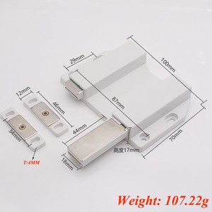 Strong Double Magnetic <strong>Catch</strong> Door System Magic Push Open Furniture Accessory for Cabinets &amp; Living Rooms for Apartments - Product Image 4