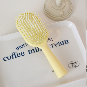 Custom Private Label Travel <b>Curly</b> Cute Shower Plastic Scalp Massage Detangle Round Hair <b>Brush</b> Wholesale with logo - Product Image 3