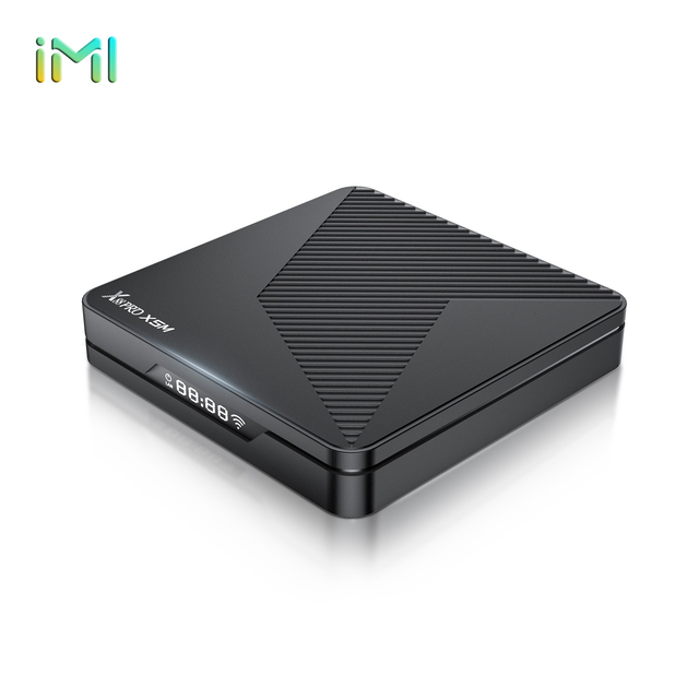 Fast 1000M LAN WiFi6 Smart TV Box BT5.0 Android 14 Media Player with 2GB RAM 16GB Storage Amlogic S905X5M 4K Smart Box