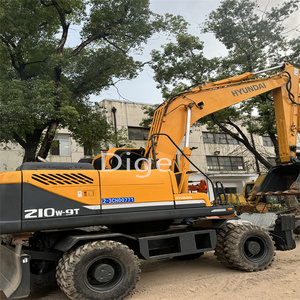 รถขุดไฮดรอลิกฮุนได รุ่น 210W-9 ความจุ 21 ตัน ยี่ห้อเกาหลี เครื่องจักรก่อสร้าง เครื่องยนต์คัมมินส์ เกียร์ ปั๊ม แบริ่ง - Product Image 2