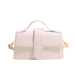 <span class=keywords><strong>Sac</strong></span> Jacq à bandoulière diagonale en cuir PU français: Long petit <span class=keywords><strong>sac</strong></span> à main carré à bandoulière pour femme - Product Image 4