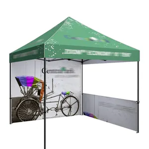 Industrial commercial gazebo tent 3 x 6 with sidewall for europe market trade show tent food vendor tent canopy