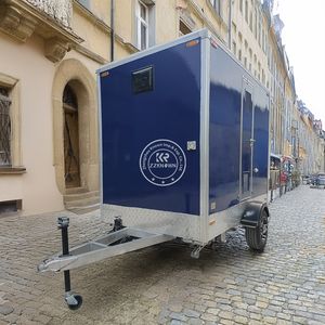 Toilettes portables de camping, salle de bain mobile, remorque sanitaire avec douche, WC préfabriqué extérieur - Product Image 6