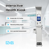 Kiosque de contrôle de santé à monnayeur pour stations de santé communautaires, OEM/ODM, ABS et métal, garantie 5 ans