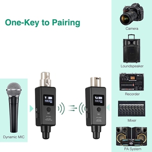 Bộ Chuyển Đổi Bộ Phát Loa Xlr Không Dây UHF Chuyên Nghiệp Micrô Kỹ Thuật Số UHF Có Dây Sang Bộ Phát Âm Thanh Không Dây - Product Image 5