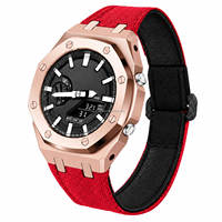 Kit de modification personnalisé de 5e génération, boîtier de montre en acier inoxydable sablé pour Casiaok G Ga2100, bracelets de montre en fibre de carbone, bracelets Ga 2100