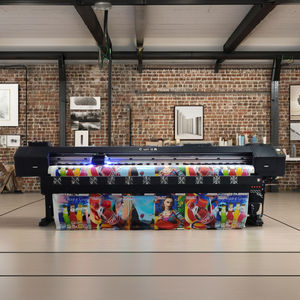 Imprimantes jet d'encre éco-solvant 3,2 m (10 pieds) UV à rouleaux, machine double tête d'impression XP600, composants multicolores essentiels - Product Image 1