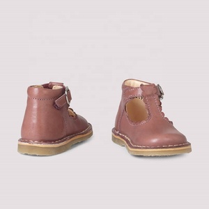Confortevole Altezza Bambini T-bar Capesante Sandali Suola In Gomma Handmade Piccola Ragazza Del Bambino Del Vestito Scarpe - Product Image 3
