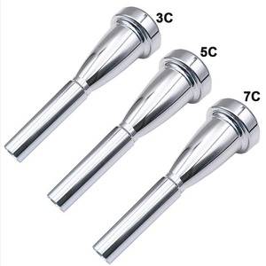 <span class=keywords><strong>Boquilla</strong></span> de <span class=keywords><strong>trompeta</strong></span> en forma de bala 3C <span class=keywords><strong>5C</strong></span> 7C Tamaños Piezas de <span class=keywords><strong>trompeta</strong></span> <span class=keywords><strong>Boquilla</strong></span> de latón chapado en oro y plata Accesorios de repuesto - Product Image 2