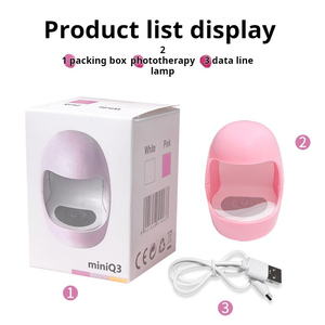 Lampe UV LED Mini 16W pour Ongles, 3 Perles, Séchoir Portable pour Vernis Gel, Logo Personnalisé pour Salon de Manucure - Product Image 5