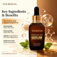 Sérum à l'acide hyaluronique pour le visage, OEM/ODM, anti-rides, hydratant, éclaircissant, anti-acné, anti-taches, éclaircissant