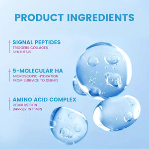 Private Label 30ml parlatıcı beyazlatma Antiwrinkle kollajen peptit yüz yağı serumu - Product Image 5