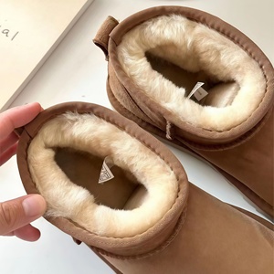 <span class=keywords><strong>Botas</strong></span> de Nieve Sangpo con Forro de Piel, Amortiguación Integral, Diseño de Leopardo, Unisex, Mini <span class=keywords><strong>Botas</strong></span> Cortas para Exteriores, Cálidas y de Caña Baja - Product Image 3