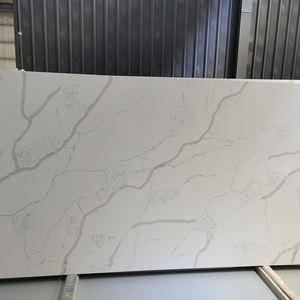 Évier de cuisine et comptoirs en quartz personnalisés OEM/ODM GOLDTOP STONE, design moderne en grandes dalles, bords arrondis, dessin CAO, modèle Laza 5042 - Product Image 5