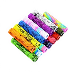 Poignées de vélo YOUME 160 mm pour guidons de scooter, BMX, <span class=keywords><strong>VTT</strong></span> de 22,2 mm – Revêtement antidérapant en caoutchouc souple pour guidon de vélo - Product Image 2