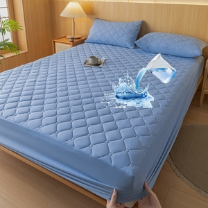 Không thấm nước khách sạn nhà nệm bảo vệ được trang bị tấm Đồng bằng phong cách 100% polyester 500tc tất cả các mùa - Product Image 5