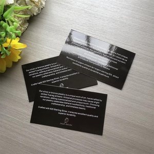 Tùy chỉnh sang trọng bạc lá Logo Glossy hoàn thiện tính xác thực thẻ giấy chứng nhận - Product Image 4