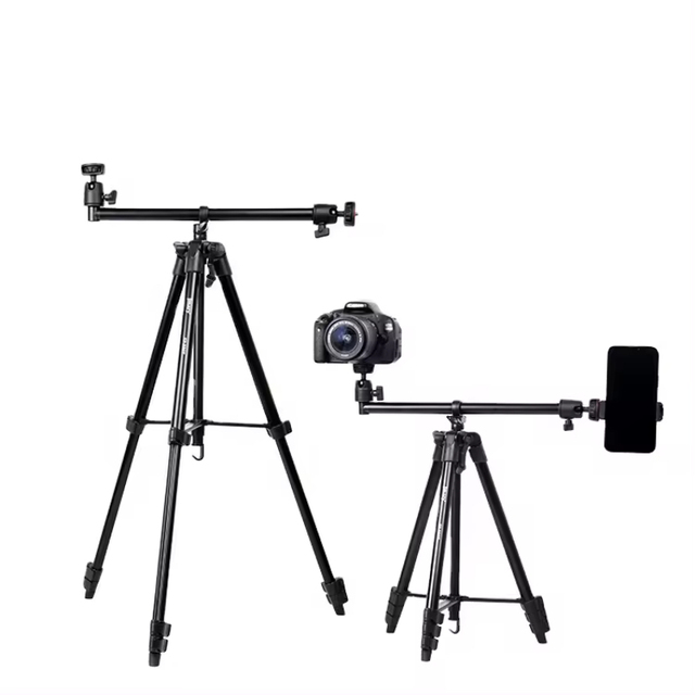 Wholesale Jmary Kp2207 53inch Lightweight Horizontal Stand Aluminum Alloy Travel Tripod For Video Recording With Extended Arm