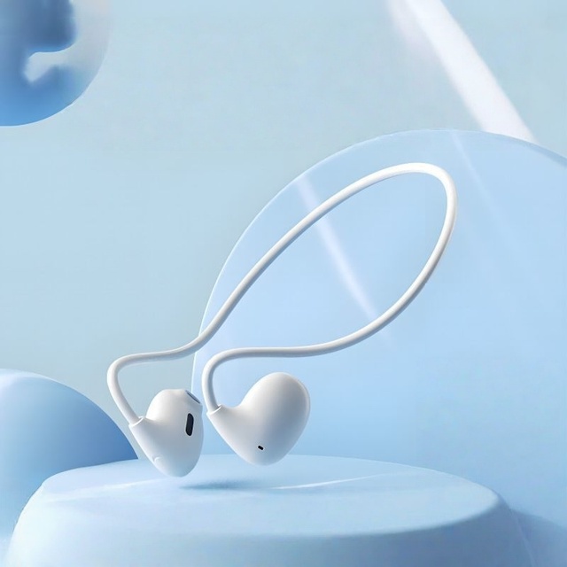 Air Conduction Ear Hook Open Ear Wireless Sports Earbuds Active Noise Cancellation IPX2 Waterproof LED 5-10 Hours Playtime