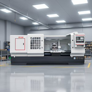 QK1332 CNCパイプねじ切り旋盤、高剛性4/6/8ステーションタレット付き、オイルパイプ用 - Product Image 1