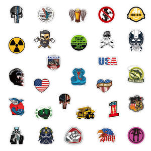 100 adet serin uyarı işareti kaynakçı Graffiti Sticker buzdolabı kaynak inşaat ligi için komik Sticker - Product Image 3