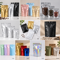 Sachet en aluminium ECO à fermeture éclair, résistant à la lumière, pour emballage alimentaire, vente en gros
