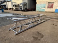 Structure de toit triangulaire en aluminium pour écran LED, équipement d'éclairage DJ, sonorisation, performance musicale et cadre de toit pour exposition