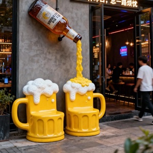 Esculturas <span class=keywords><strong>de</strong></span> Cerveza Personalizadas <span class=keywords><strong>de</strong></span> Resina FRP, Decoraciones para Fachadas, Obras <span class=keywords><strong>de</strong></span> Arte para Entradas <span class=keywords><strong>de</strong></span> Bares, Pubs y Centros Comerciales - Product Image 1