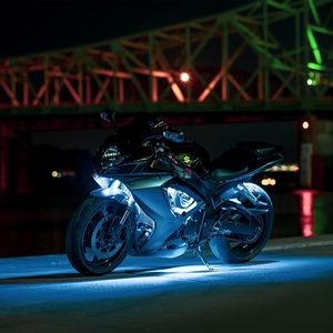 Kit de Luces LED RGB para Motocicleta 2026, con Control por Aplicación y Sonido, Luz de Atmósfera para Chasis y Cola de Moto, Luz de Neón para Motocicleta - Product Image 5