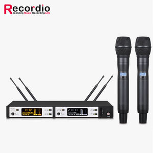 Système de micro sans fil professionnel GAW-G30 à 2 canaux, piles AA, réduction de bruit, fréquence UHF, véritable diversité, portée de 200 m, XLR - Product Image 1