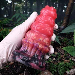 NNSX Cute Anal Plug with Suction Cup Silicone Soft Dragon <b>Dildo</b> Butt Plug Prostate Massage Anal <b>Dildo</b> for Men Women - Product Image 1
