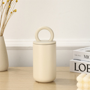 Gobelet isotherme en acier inoxydable XK-BH-006 304, tasse à café ronde isolée sous vide, gris, noir, kaki foncé, pour usage au bureau, vente en gros - Product Image 1