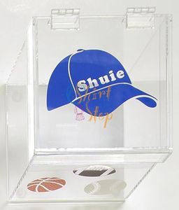 Organizzatore per Cappellini da Baseball <span class=keywords><strong>in</strong></span> <span class=keywords><strong>Plexiglass</strong></span> Scorrevole Xinkeda, Scatole Impilabili <span class=keywords><strong>in</strong></span> Acrilico Giallo Neon per Conservazione Cappelli - Product Image 5