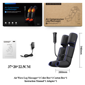 Bottes de massage à compression d'air séquentielle pour la récupération sportive rapide et la circulation sanguine - Product Image 6