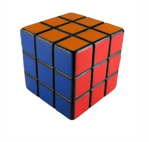 Hot Koop Aangepaste Populaire Pu Reliever Verlichten Stress Realistische Puzzel Magic Vierkante Cube Logo Gedrukt Printing Speelgoed Bal