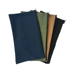 Heavy Duty Canvas Túi Nhỏ Lưu Trữ Canvas Công Cụ Túi Với Brass Zipper