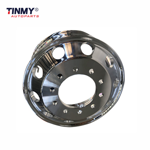 <span class=keywords><strong>Remorque</strong></span> de haute qualité 22.5 jantes en aluminium 8.25x22.5 pièces d'essieu de camion en aluminium 10 trous - Product Image 2
