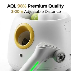 Bester MIVI Moderner Automatischer Hundeballwerfer Leckerli- und Belohnungsautomat 20m Reichweite Intelligenter Plastik-Sport-Tennisballwerfer - Product Image 2
