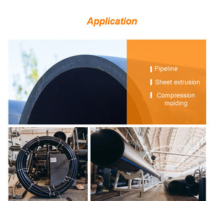 LyondellBasell HDPE CRP 100 BLACK PE100 grado MFR 0,23 negro virgen HDPE resina HDPE pe100 gránulos vírgenes <span class=keywords><strong>para</strong></span> tuberías - Product Image 4
