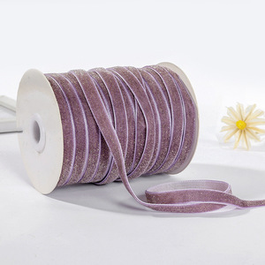 Cinta de Terciopelo Brillante con Purpurina Plateada y Dorada, Cinta Elástica con Purpurina, Color Personalizado - Product Image 4