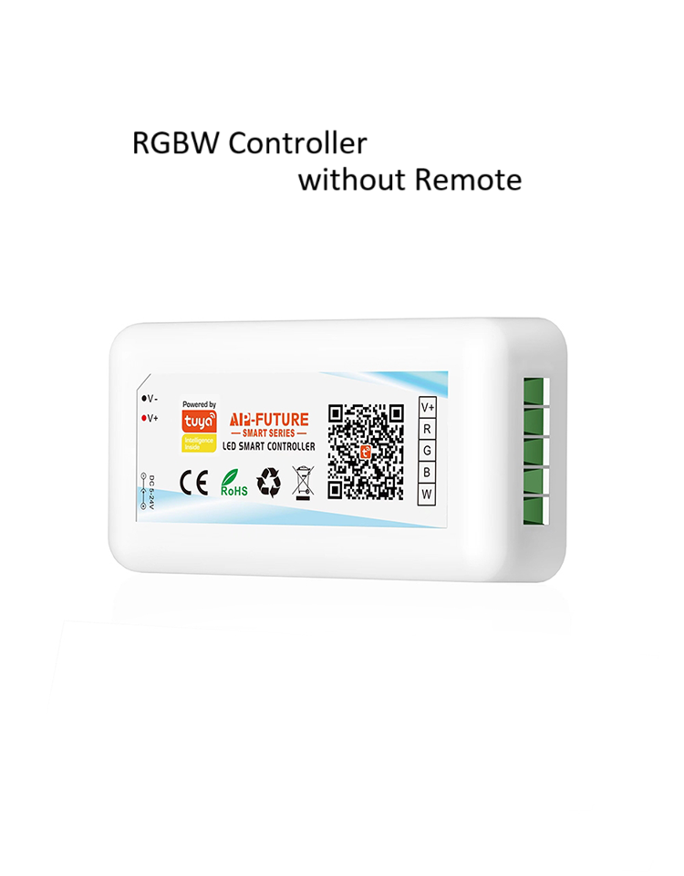 Controlador RGBW azul sin control remoto